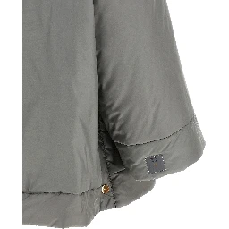 Gray Polyester Shell Jacket