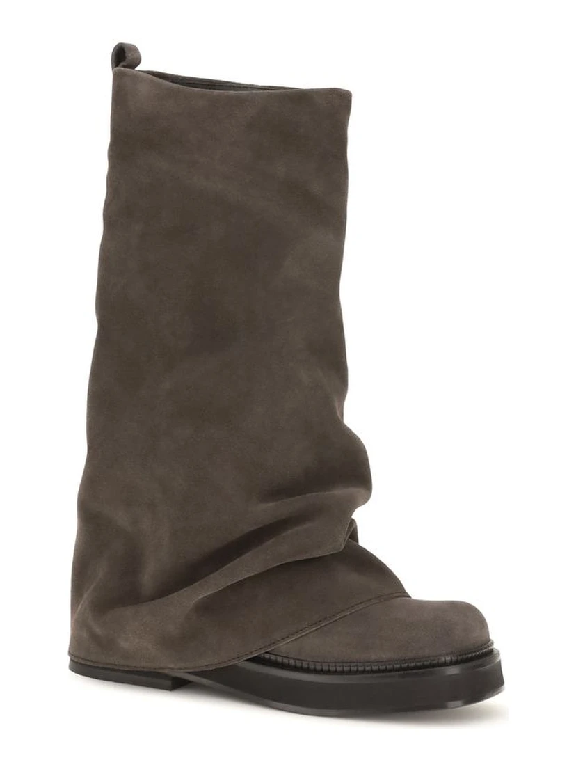 Brown Calf Leather Bos Taurus Boots