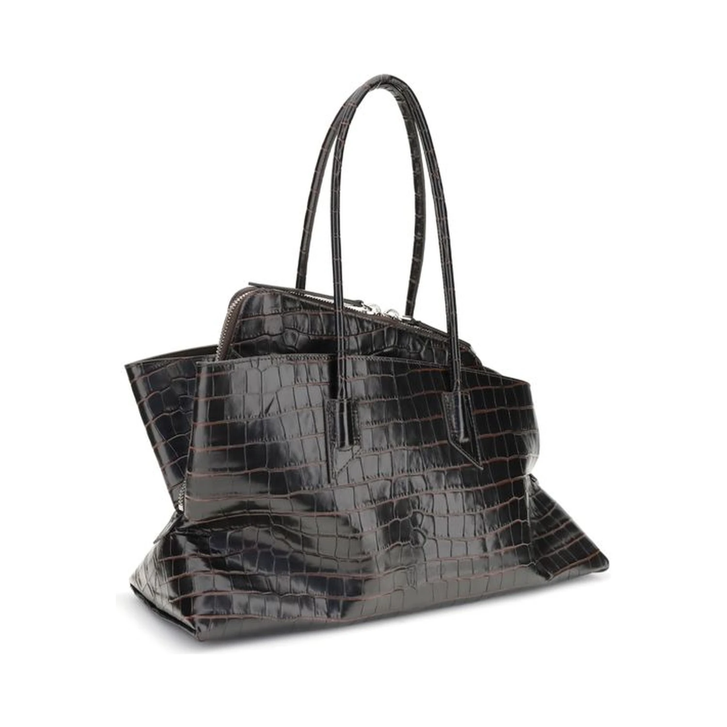 Black Calf Leather Bos Taurus Shoulder Bag