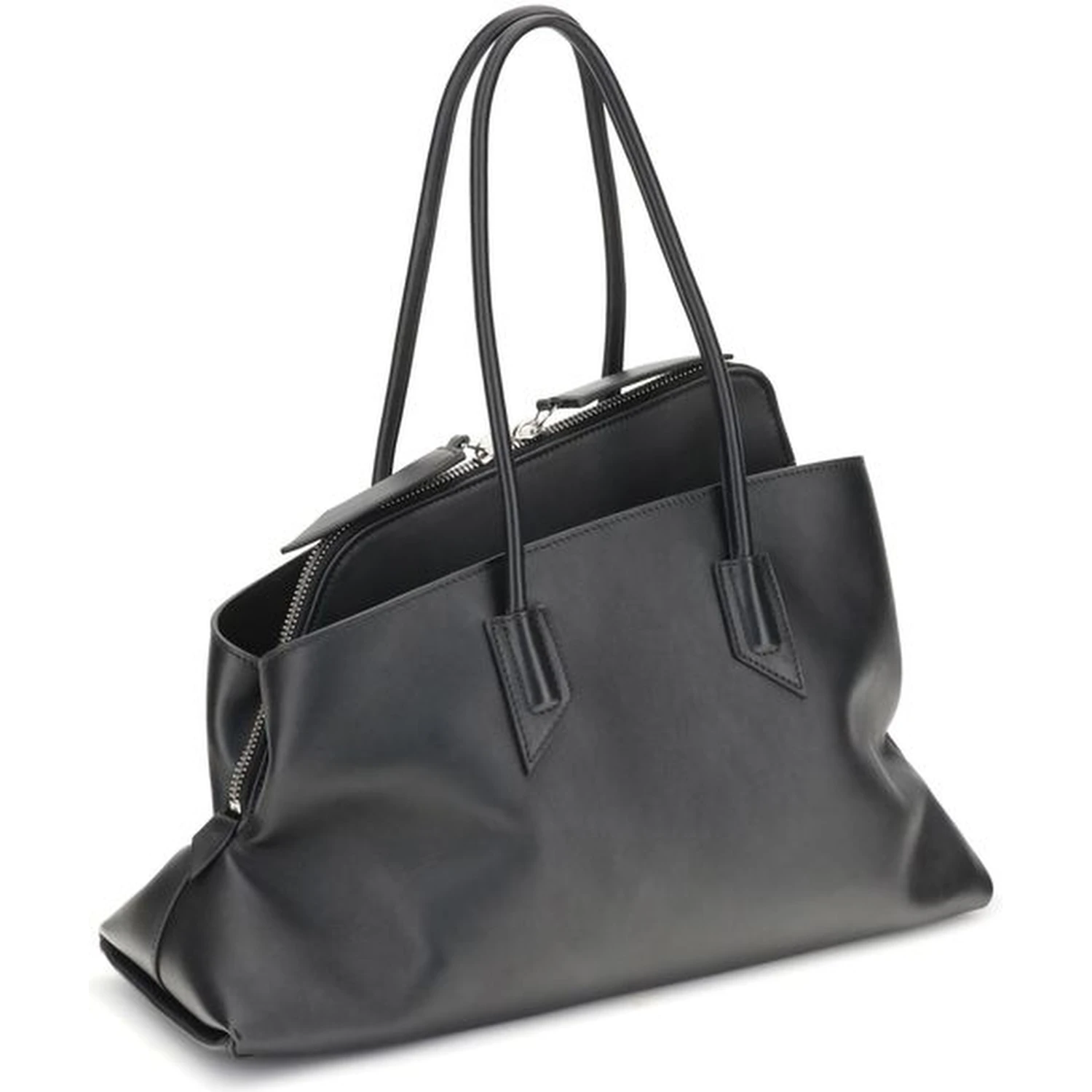 Black Calf Leather Bos Taurus Shoulder Bag