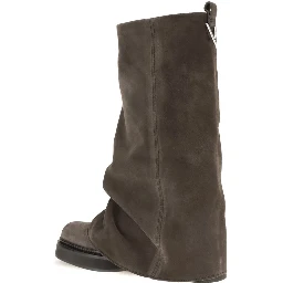 Brown Calf Leather Bos Taurus Boots