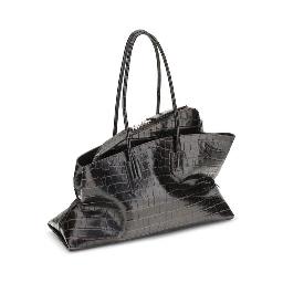 Black Calf Leather Bos Taurus Shoulder Bag
