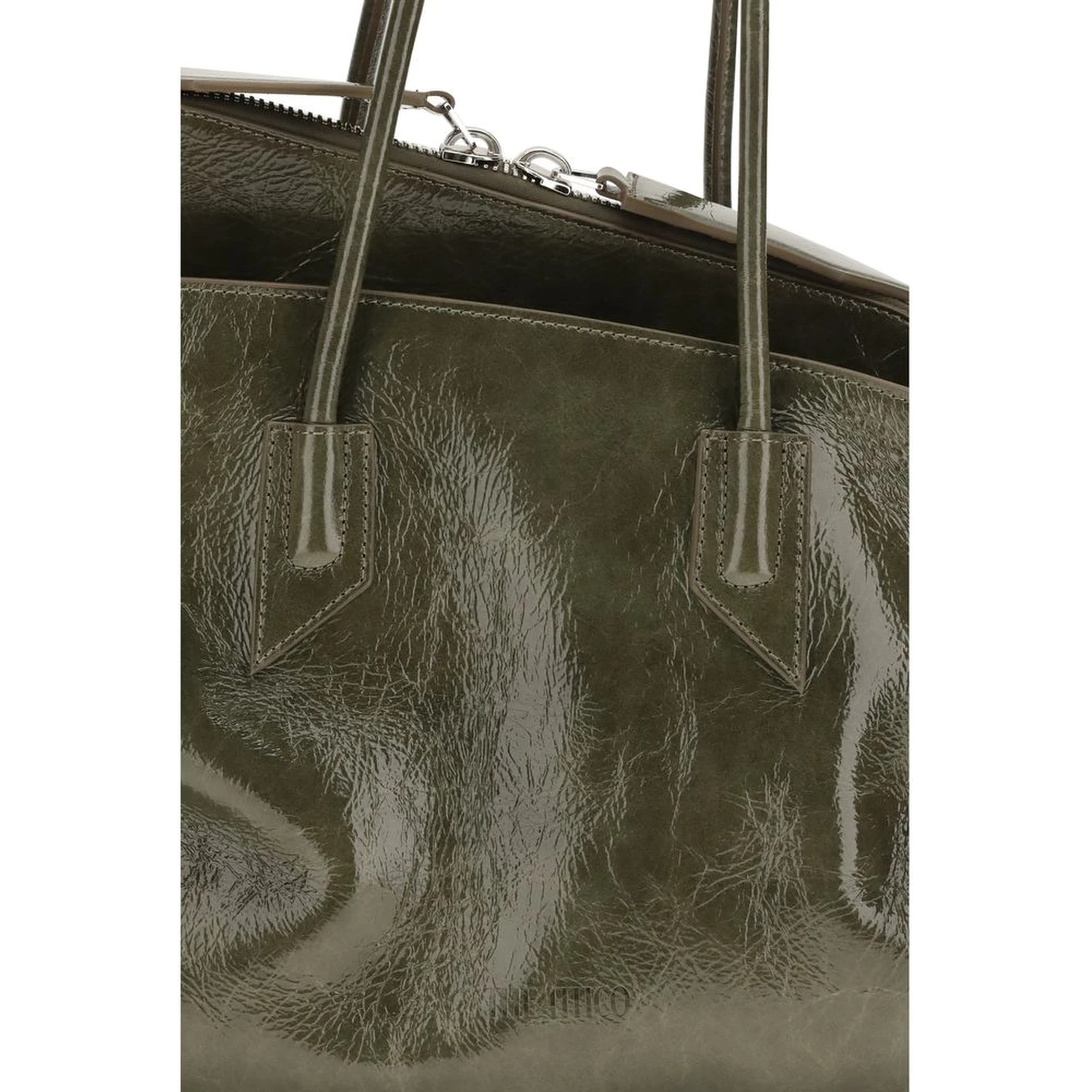 Bicolor Calf Leather Bos Taurus Shoulder Bag