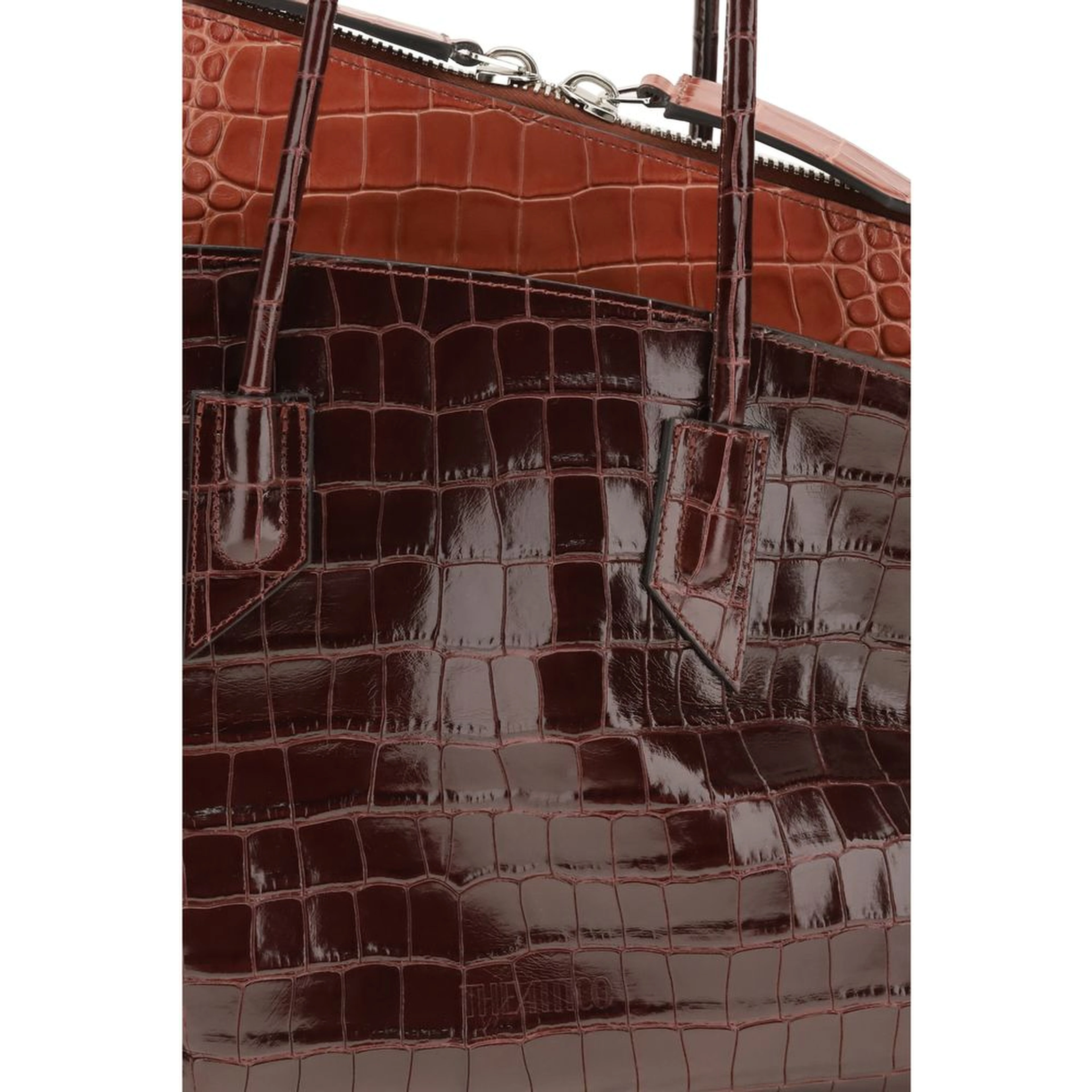 Bordeaux Calf Leather Bos Taurus Shoulder Bag