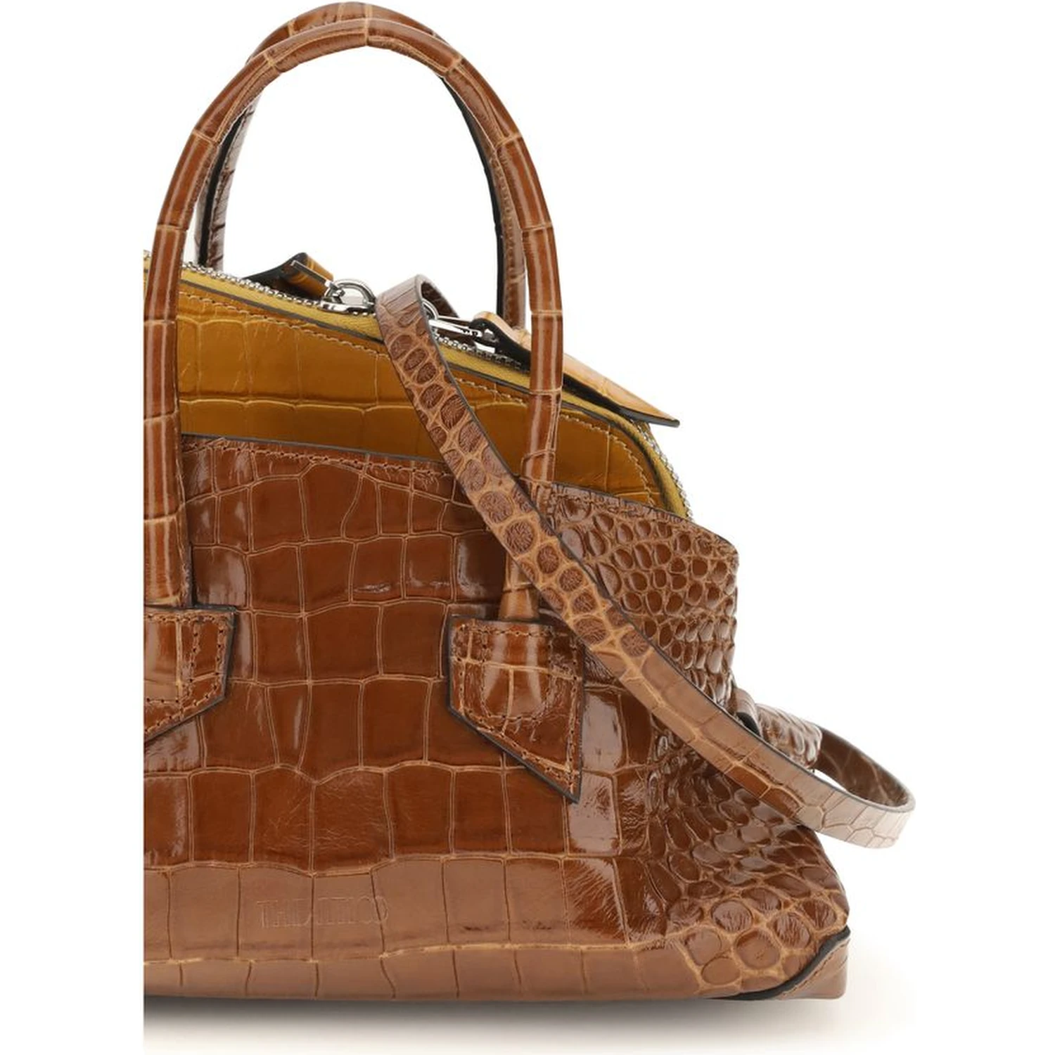 Brown Calf Leather Bos Taurus Handbag