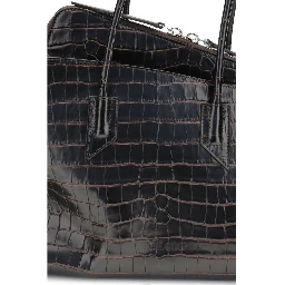 Black Calf Leather Bos Taurus Shoulder Bag