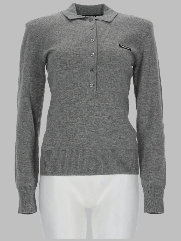 POLO IN LANA MERINO E CASHMERE