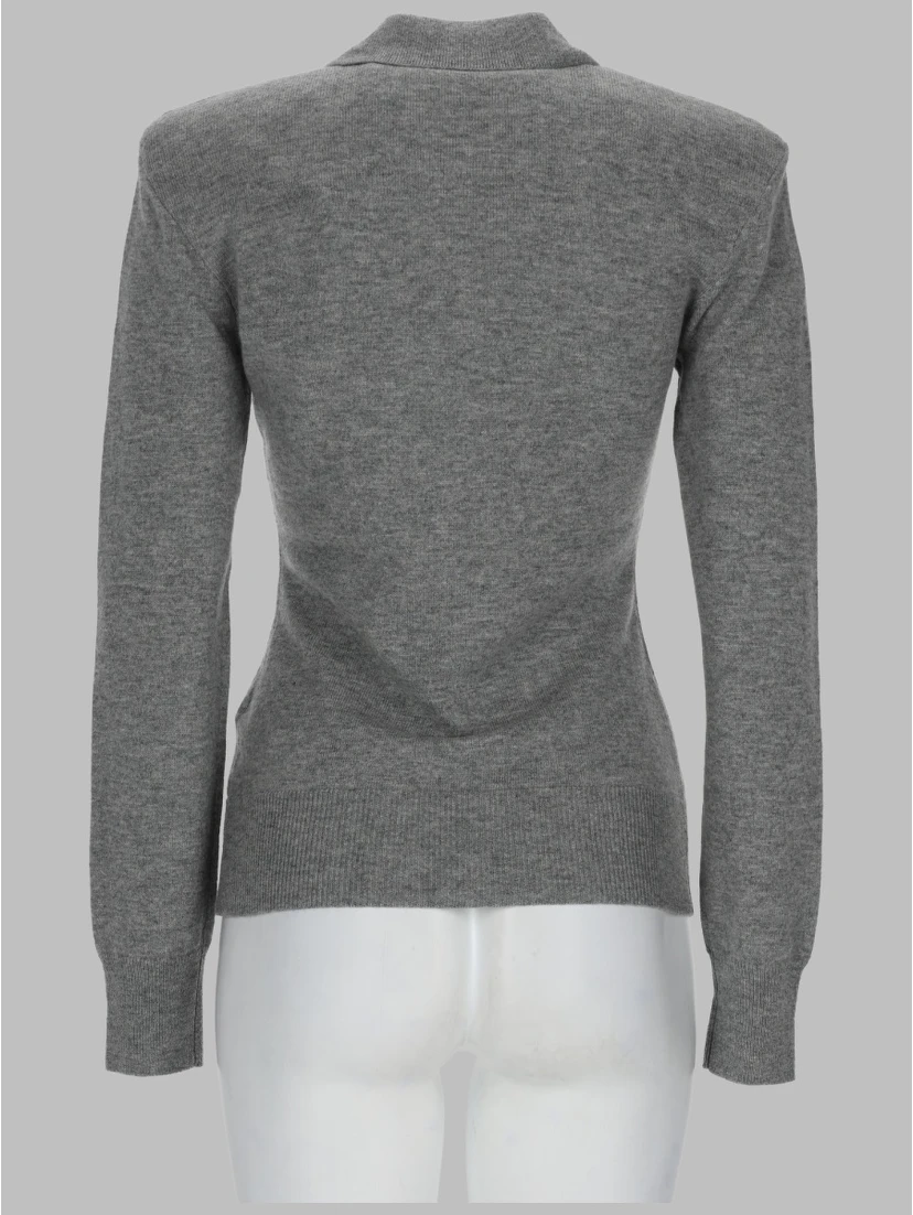 POLO IN LANA MERINO E CASHMERE