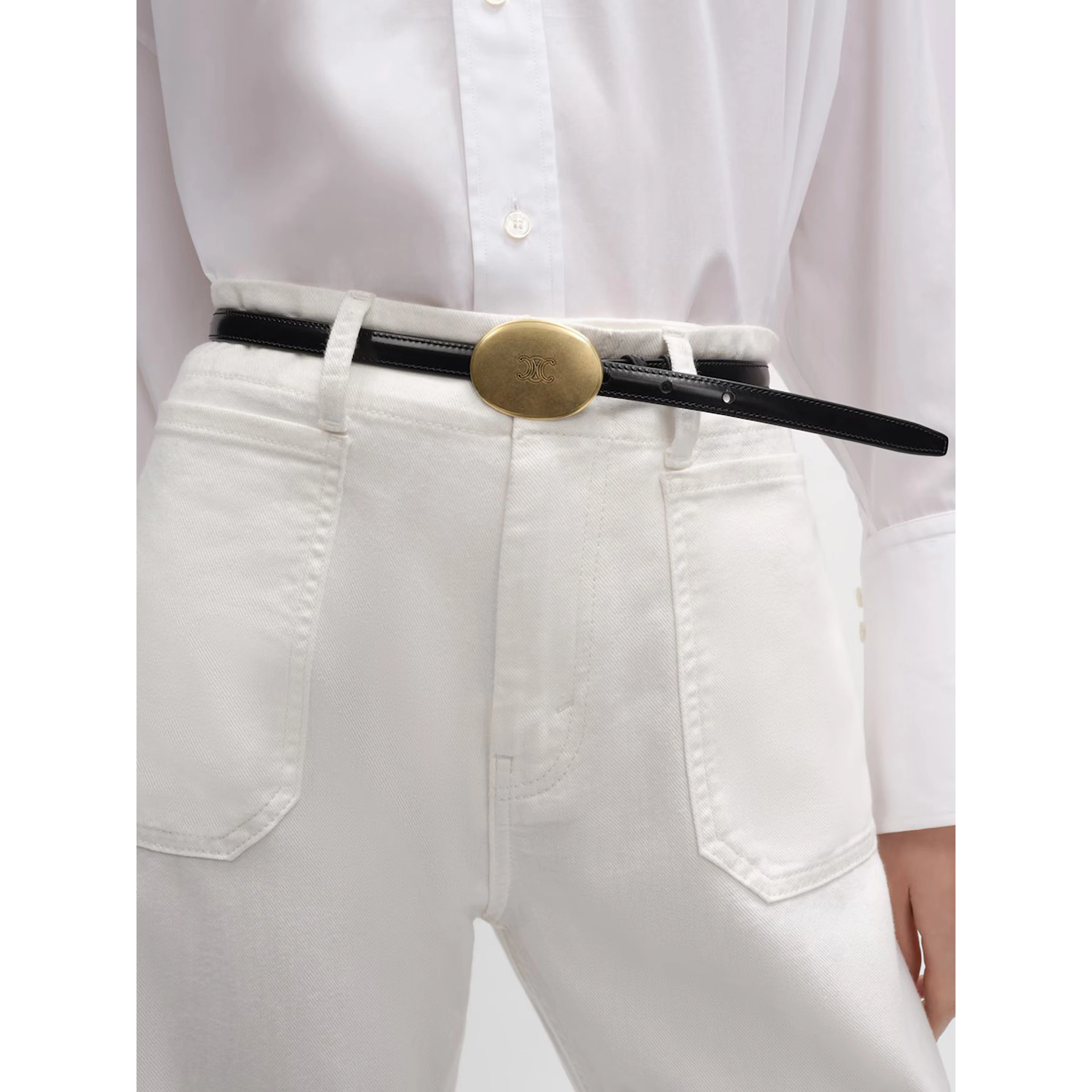 CELINE THIN PLATE belt