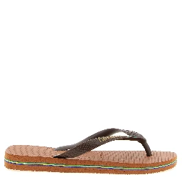 Brown Rubber Slides