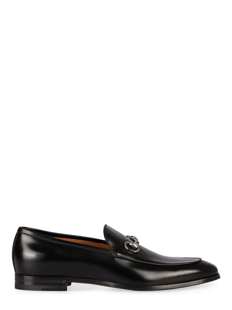 Black Calfskin Slip-On Loafers