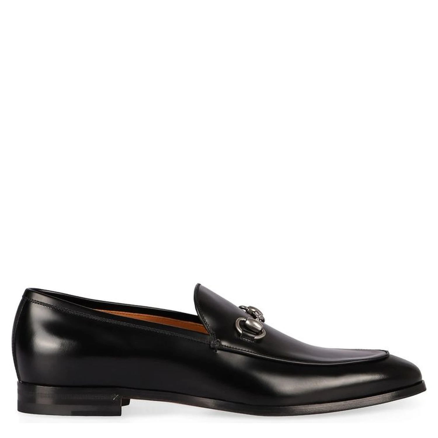 Black Calfskin Slip-On Loafers