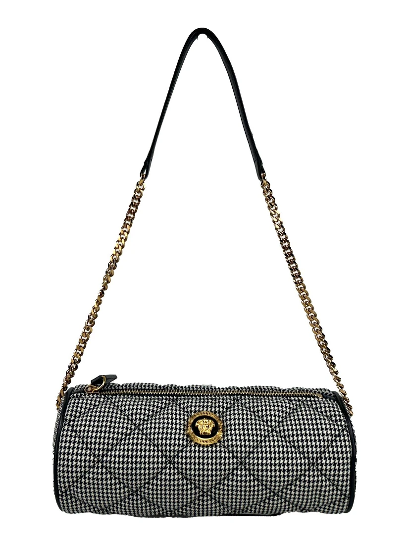 Versace Medusa Quilted Evening Sling Crossbody Bag
