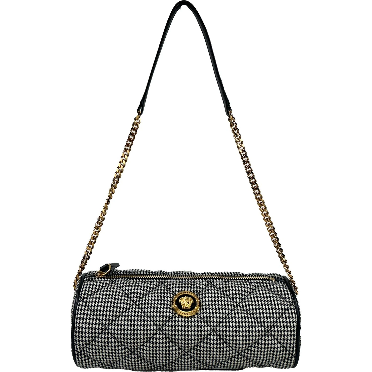 Versace Medusa Quilted Evening Sling Crossbody Bag