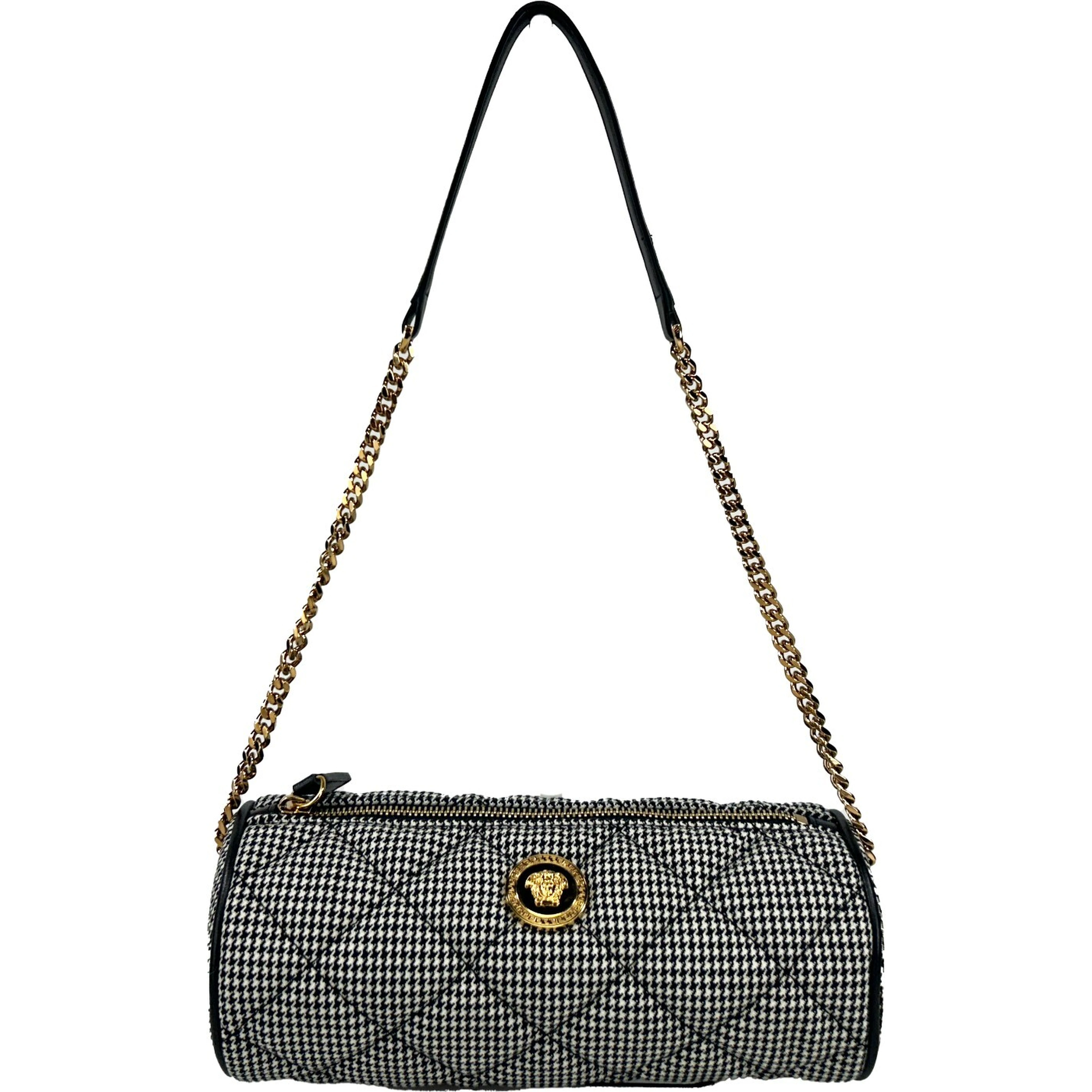 Versace Medusa Quilted Evening Sling Crossbody Bag
