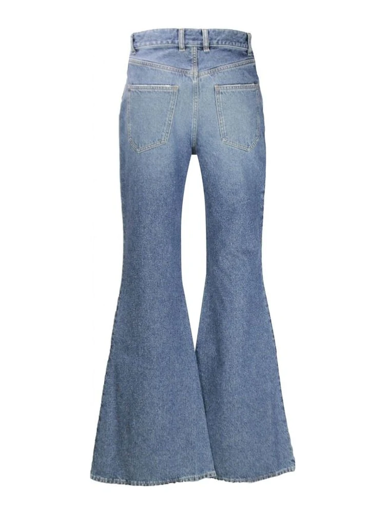 Blue Cotton Flared Jeans alternative