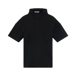 Black Cotton Sweatshirt