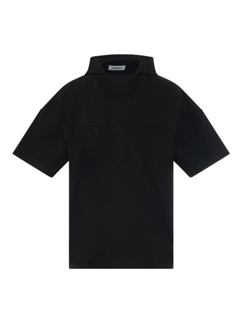 Black Cotton Sweatshirt