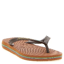 Brown Rubber Slides