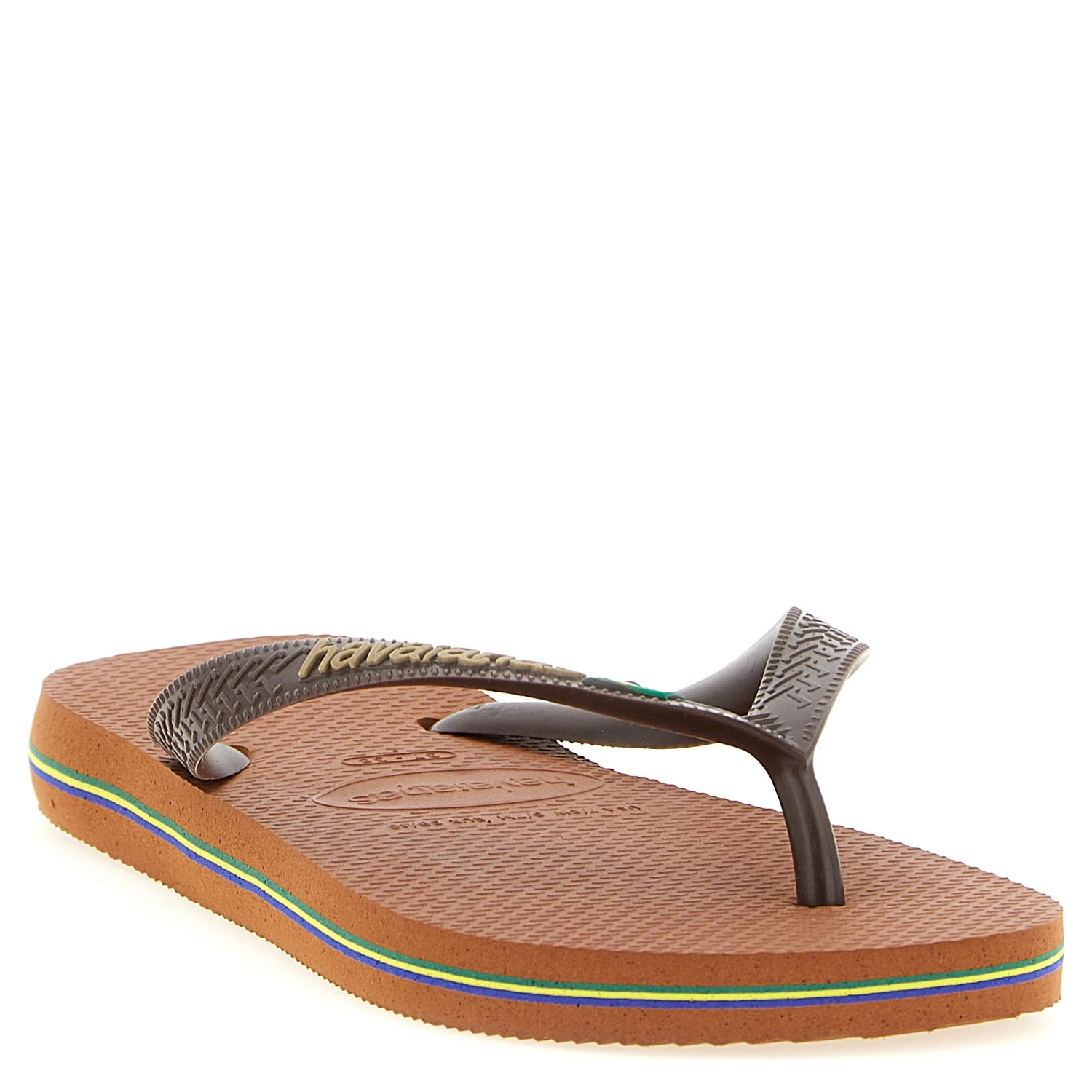 Brown Rubber Slides