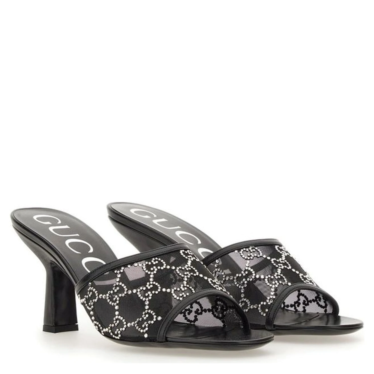 Black Polyamide Mules