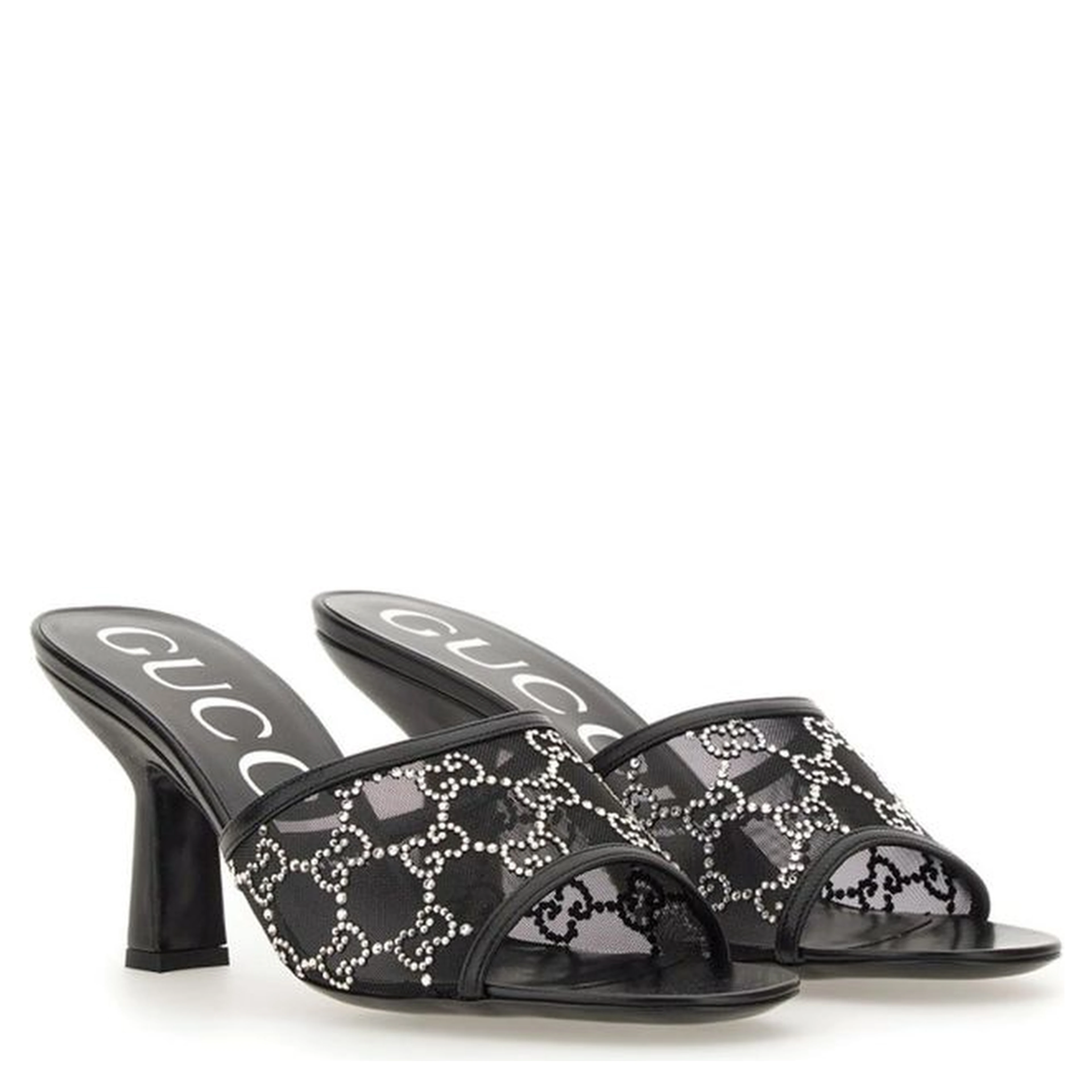 Black Polyamide Mules