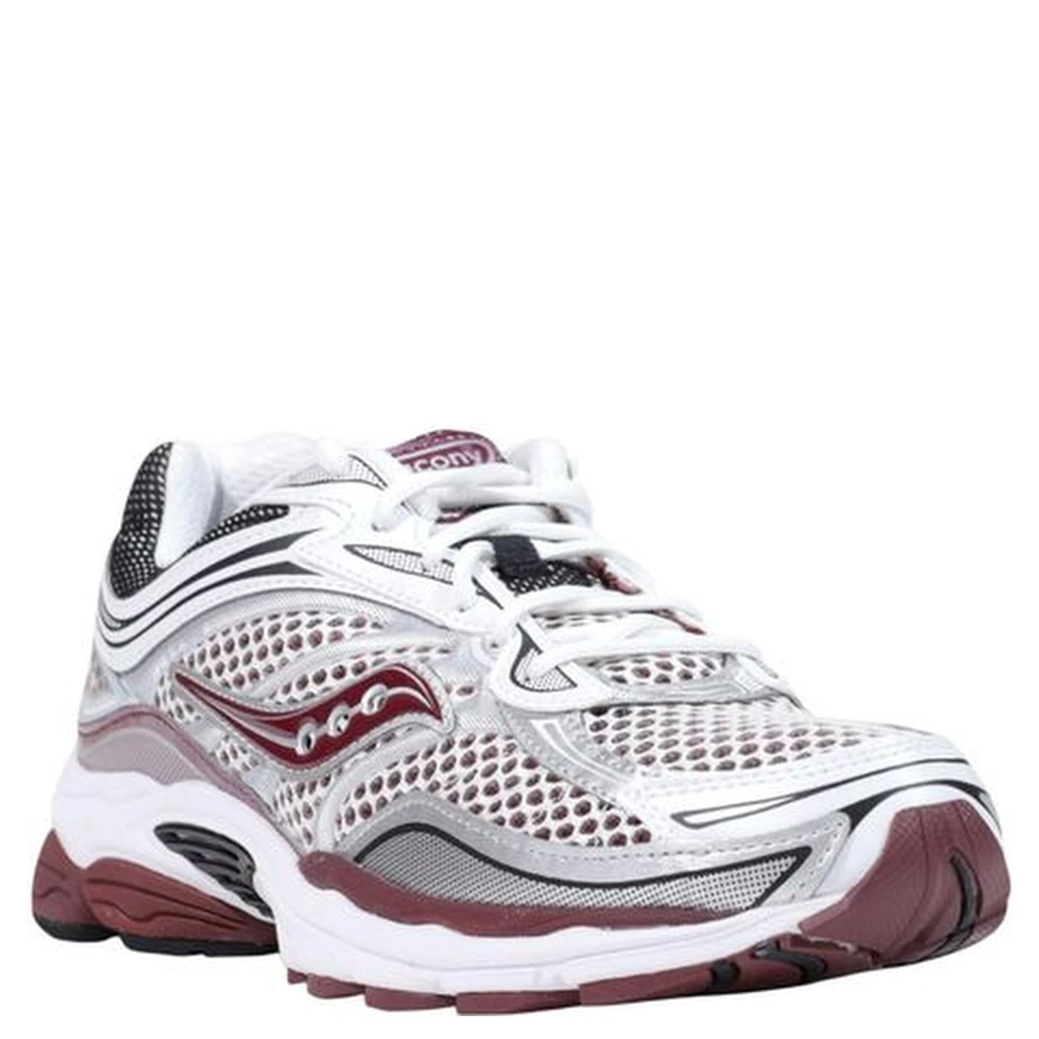 Bordeaux Synthetic Athletic Sneakers
