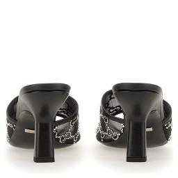 Black Polyamide Mules