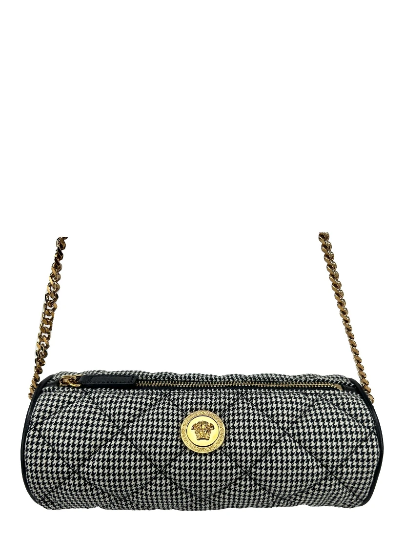 Versace Medusa Quilted Evening Sling Crossbody Bag