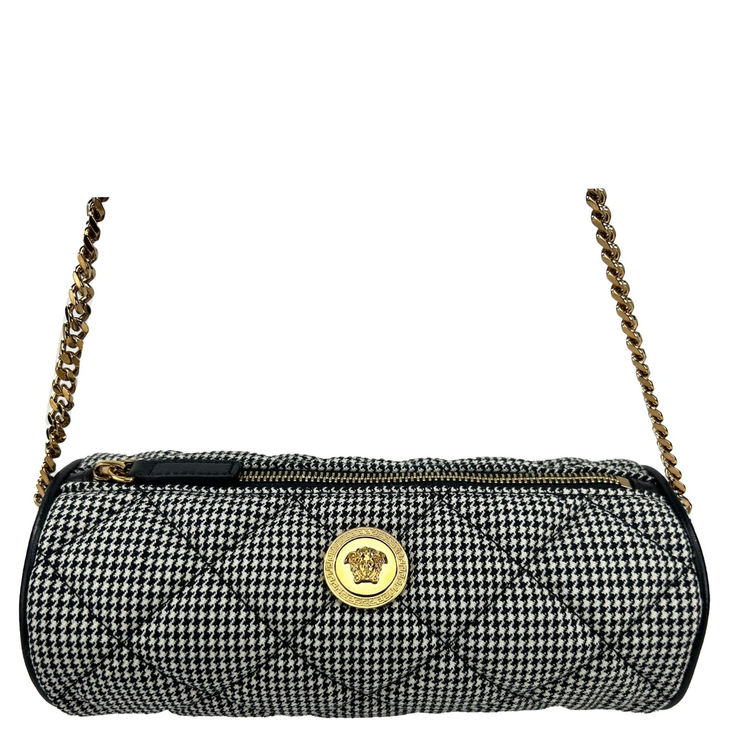 Versace Medusa Quilted Evening Sling Crossbody Bag