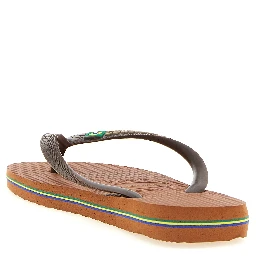 Brown Rubber Slides