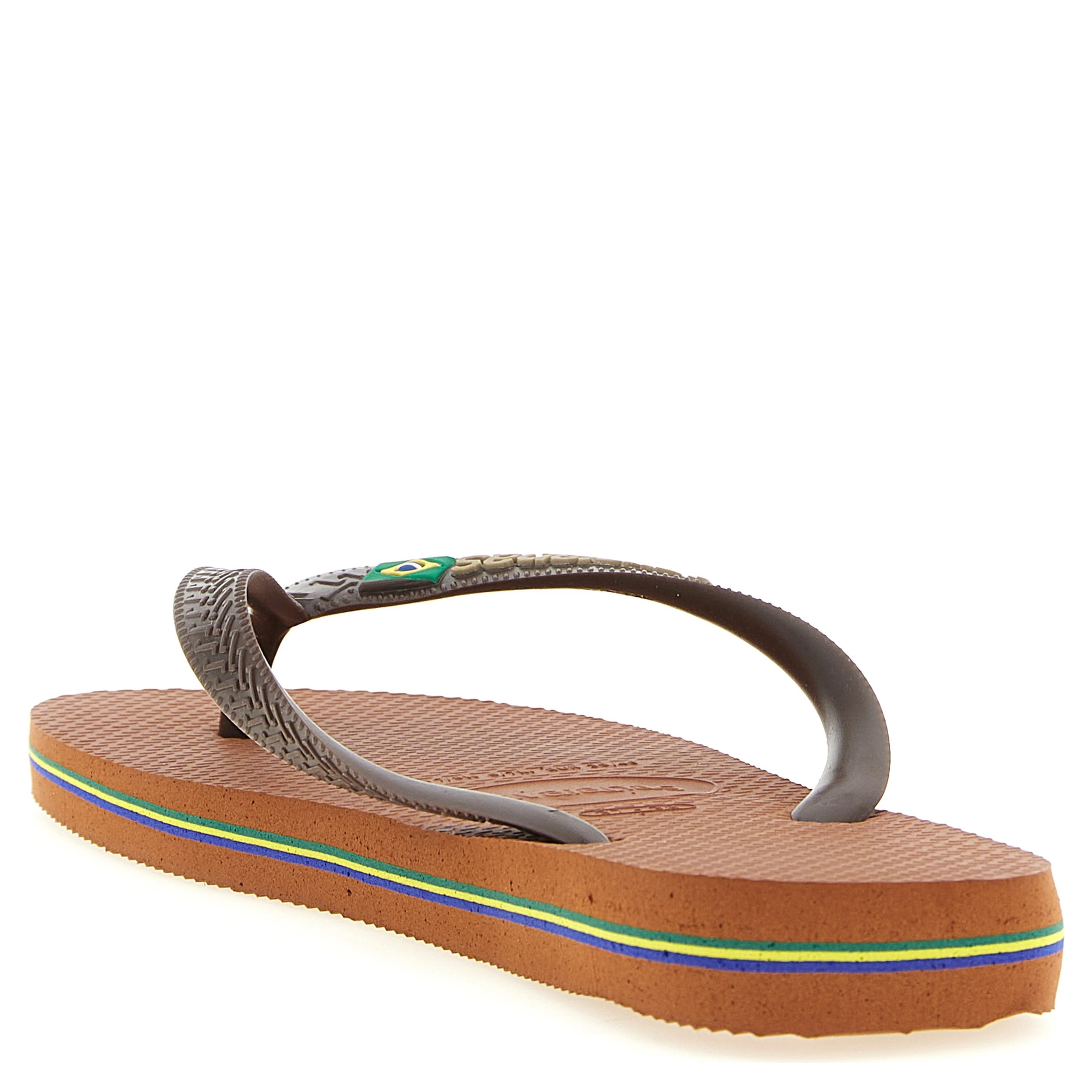 Brown Rubber Slides