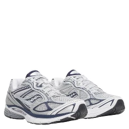 Gray Synthetic Athletic Sneakers