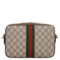 Beige Cotton Shoulder Bag
