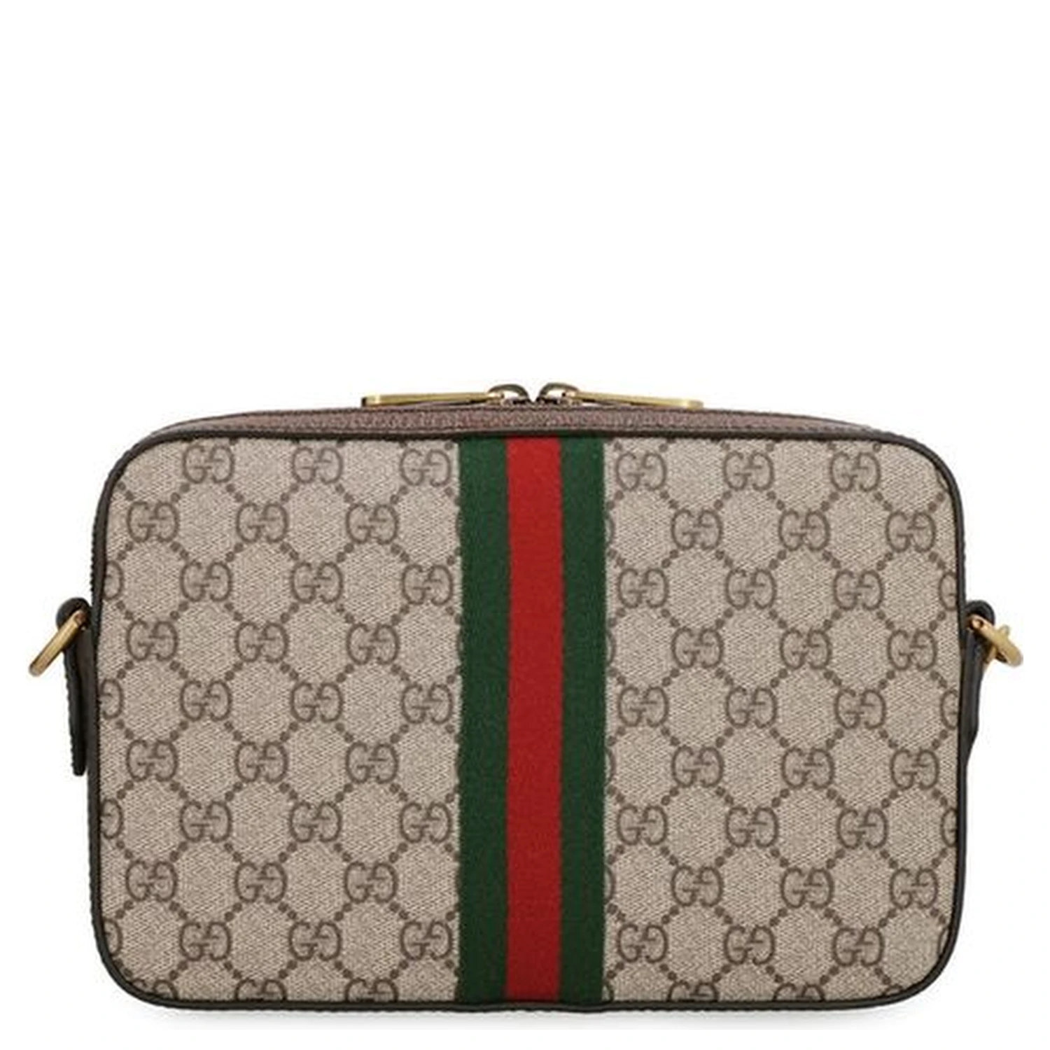 Beige Cotton Shoulder Bag