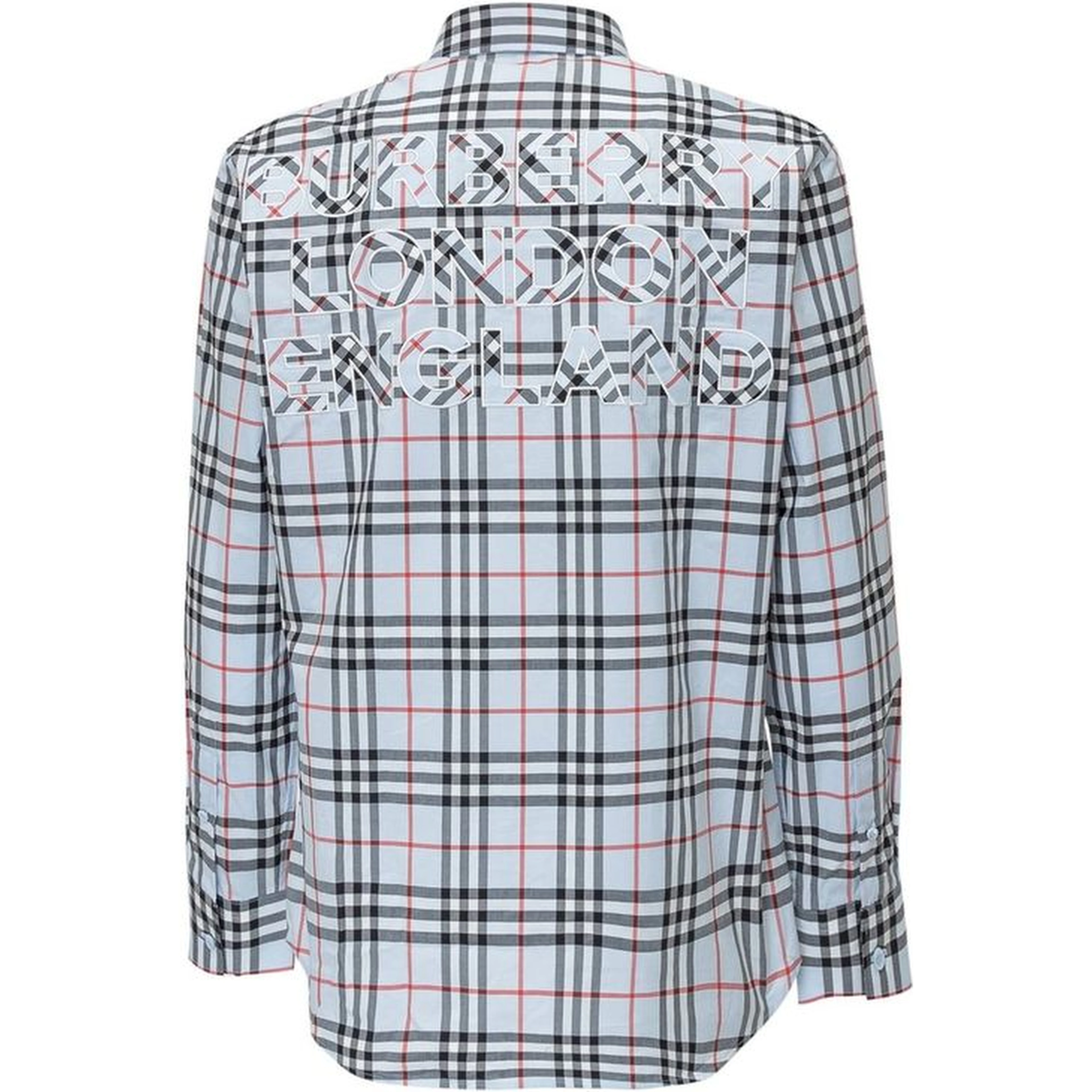 Blue Cotton Dress Shirt