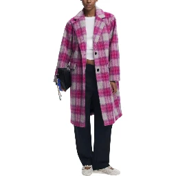 Multicolor Polyester Coat