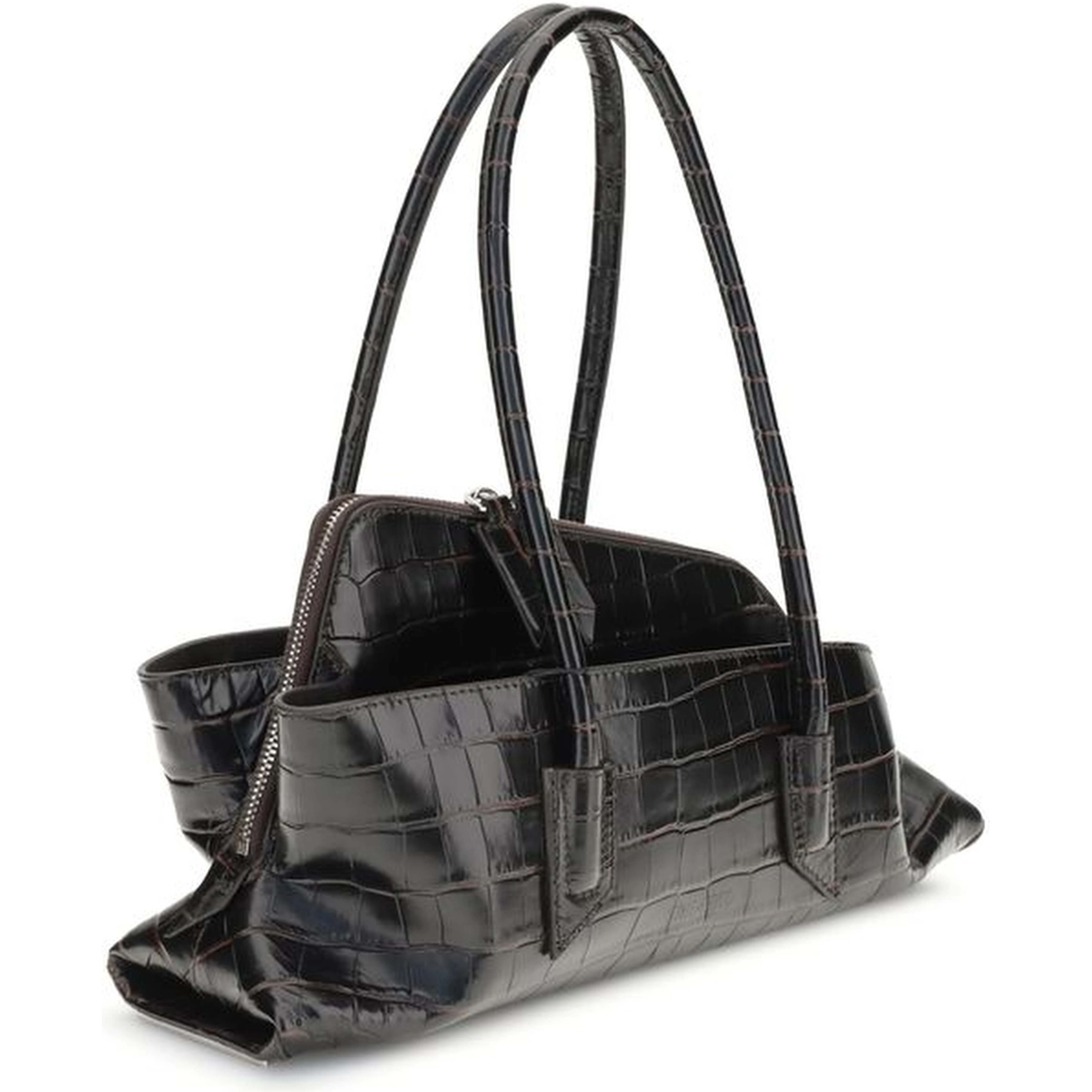 Black Calf Leather Bos Taurus Shoulder Bag