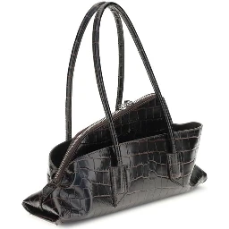 Black Calf Leather Bos Taurus Shoulder Bag