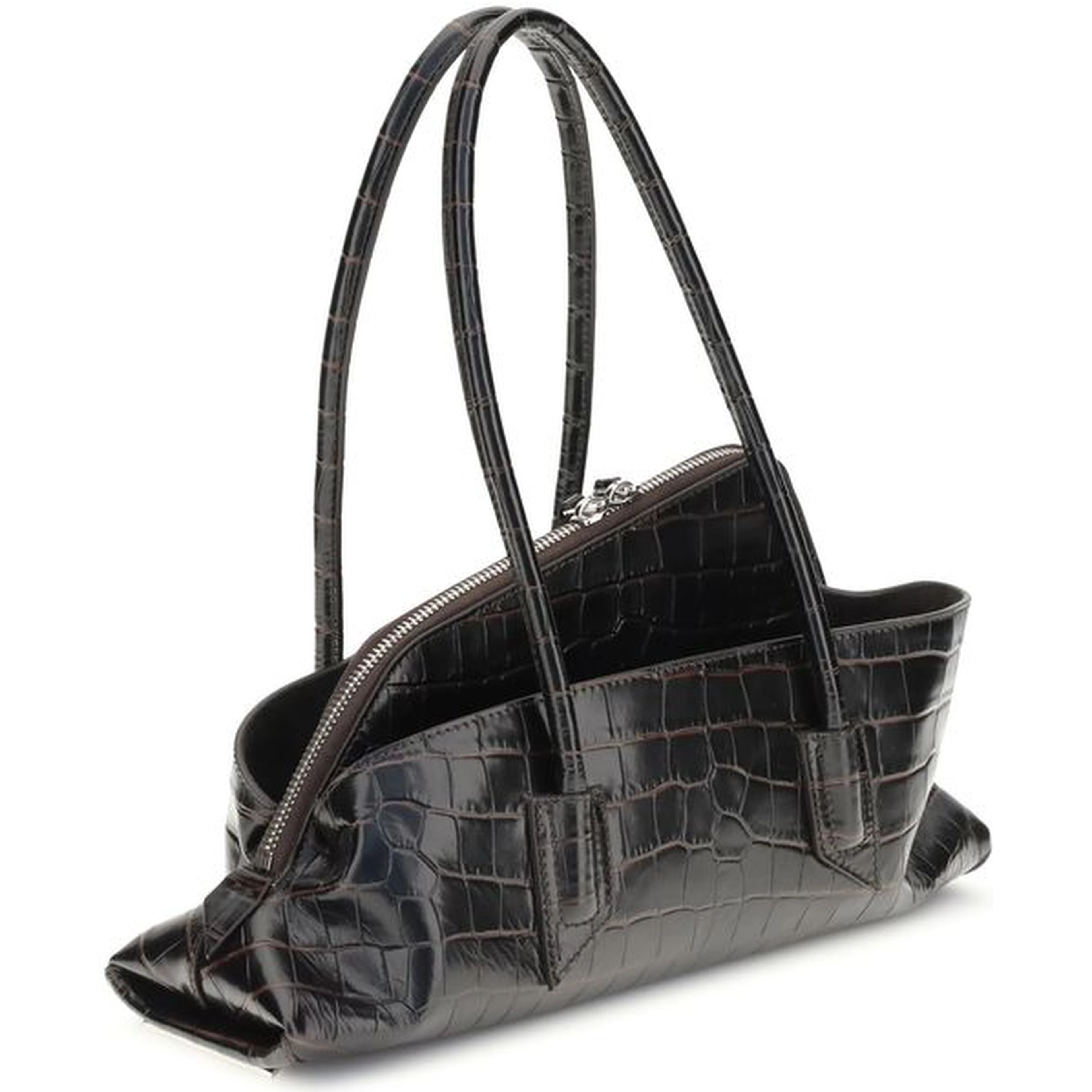 Black Calf Leather Bos Taurus Shoulder Bag