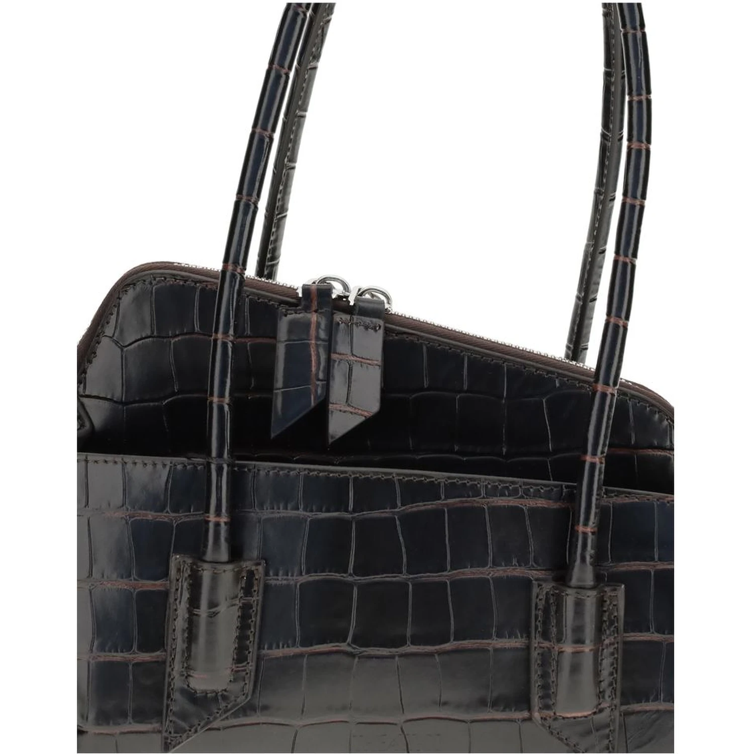 Black Calf Leather Bos Taurus Shoulder Bag