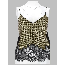TOP CON PIZZO E CRISTALLI