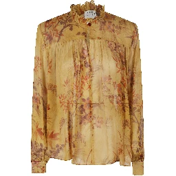 LE BAMBOU SECRET PRINT CREPONNE SHIRT