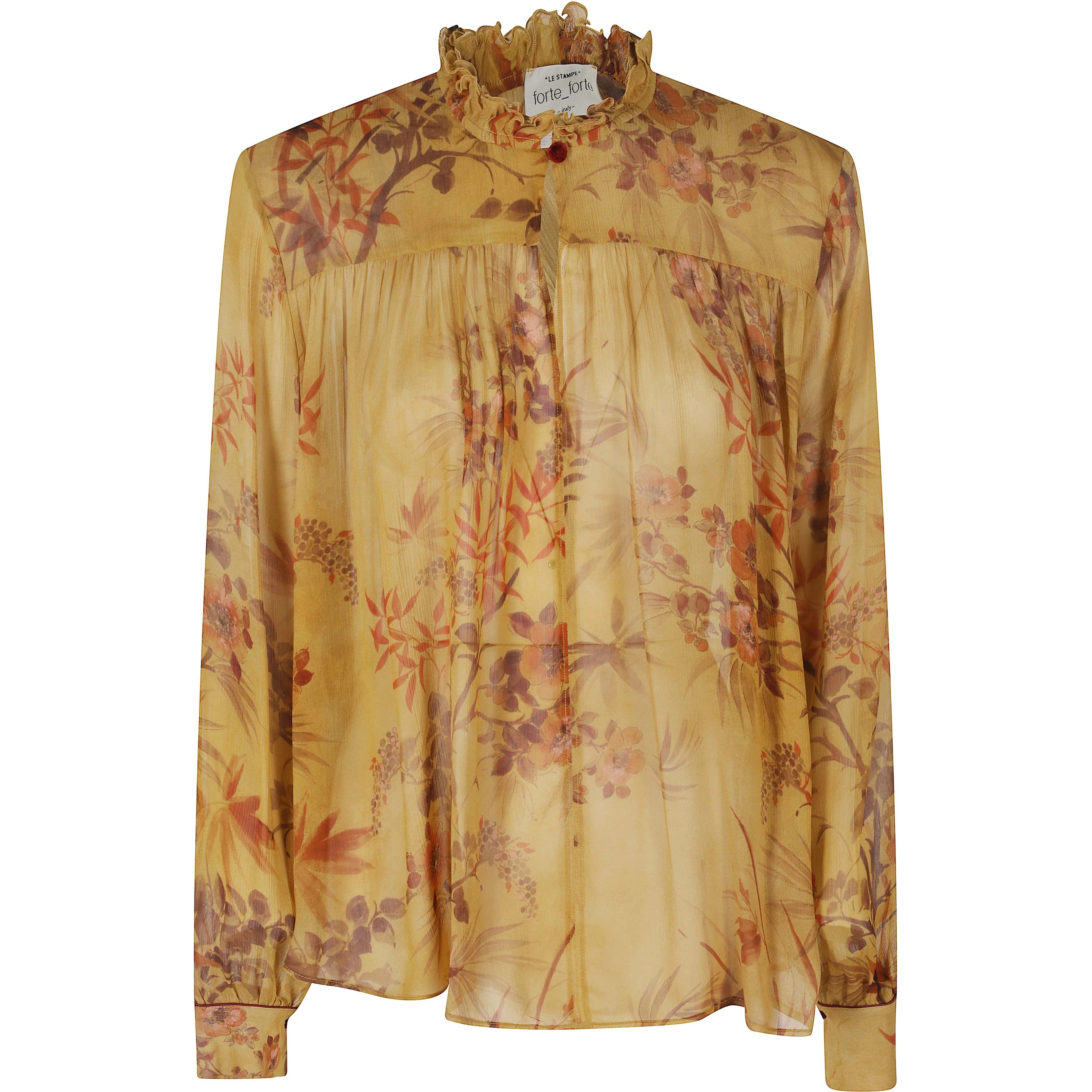 LE BAMBOU SECRET PRINT CREPONNE SHIRT