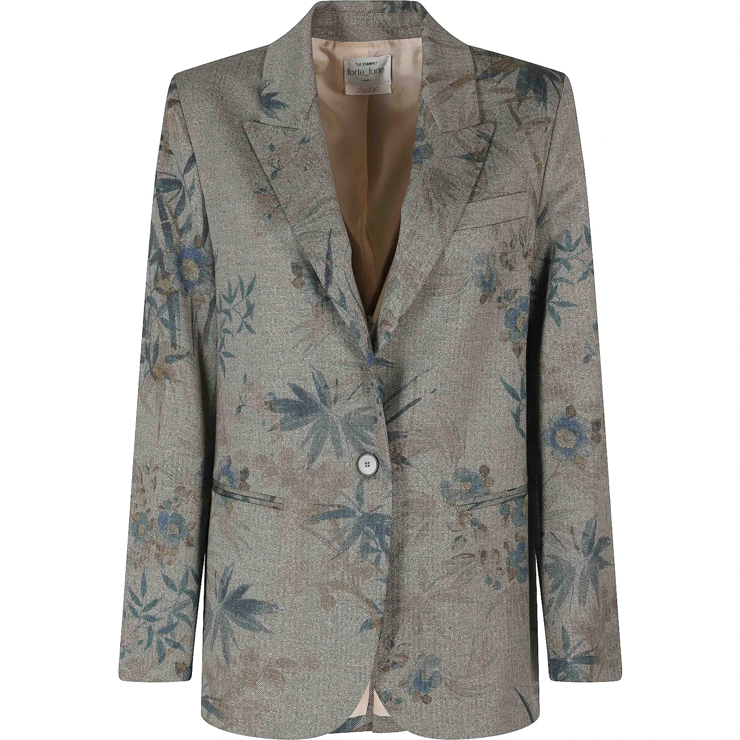 LE BAMBOU SECRET PRINT CHEVRON BLAZER