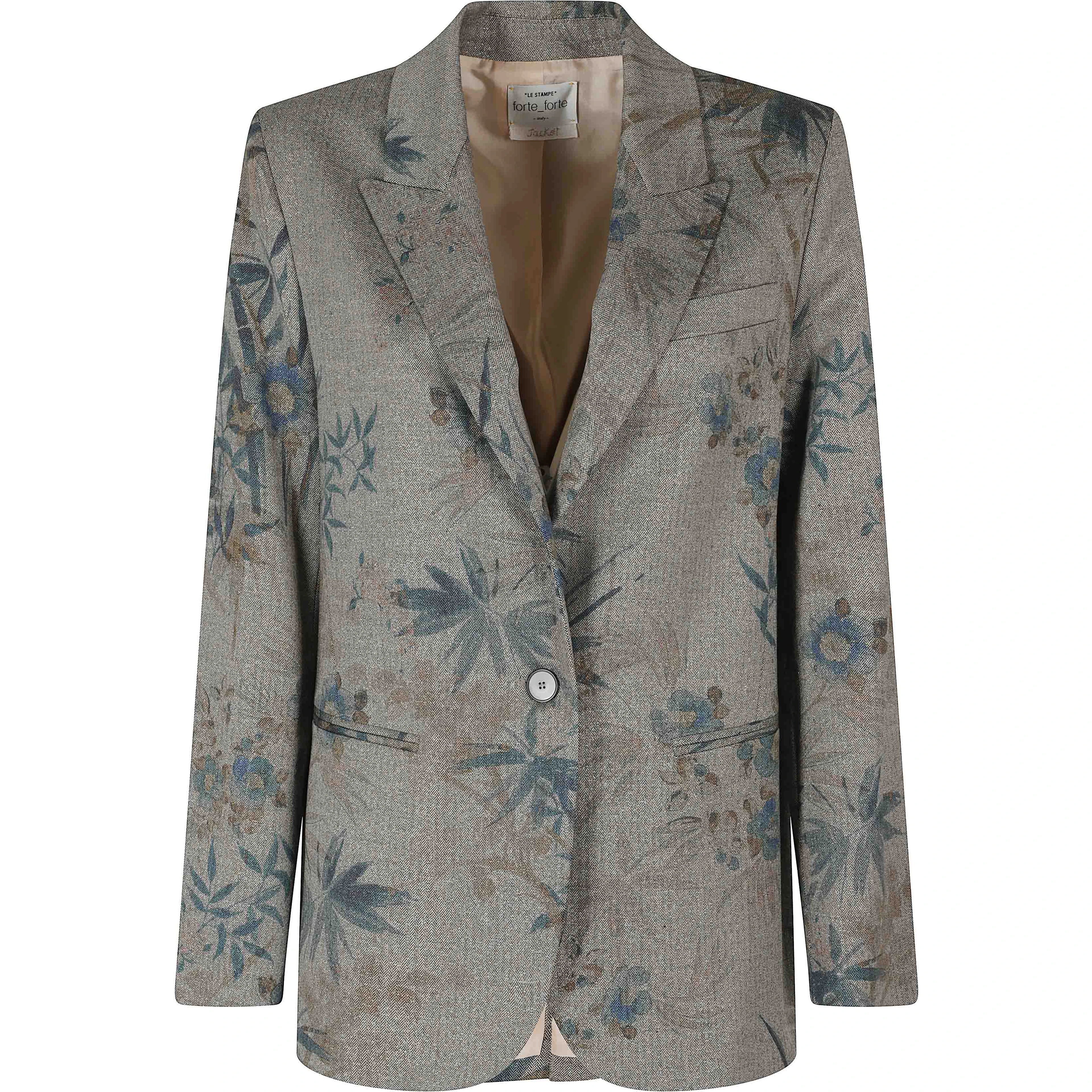 LE BAMBOU SECRET PRINT CHEVRON BLAZER