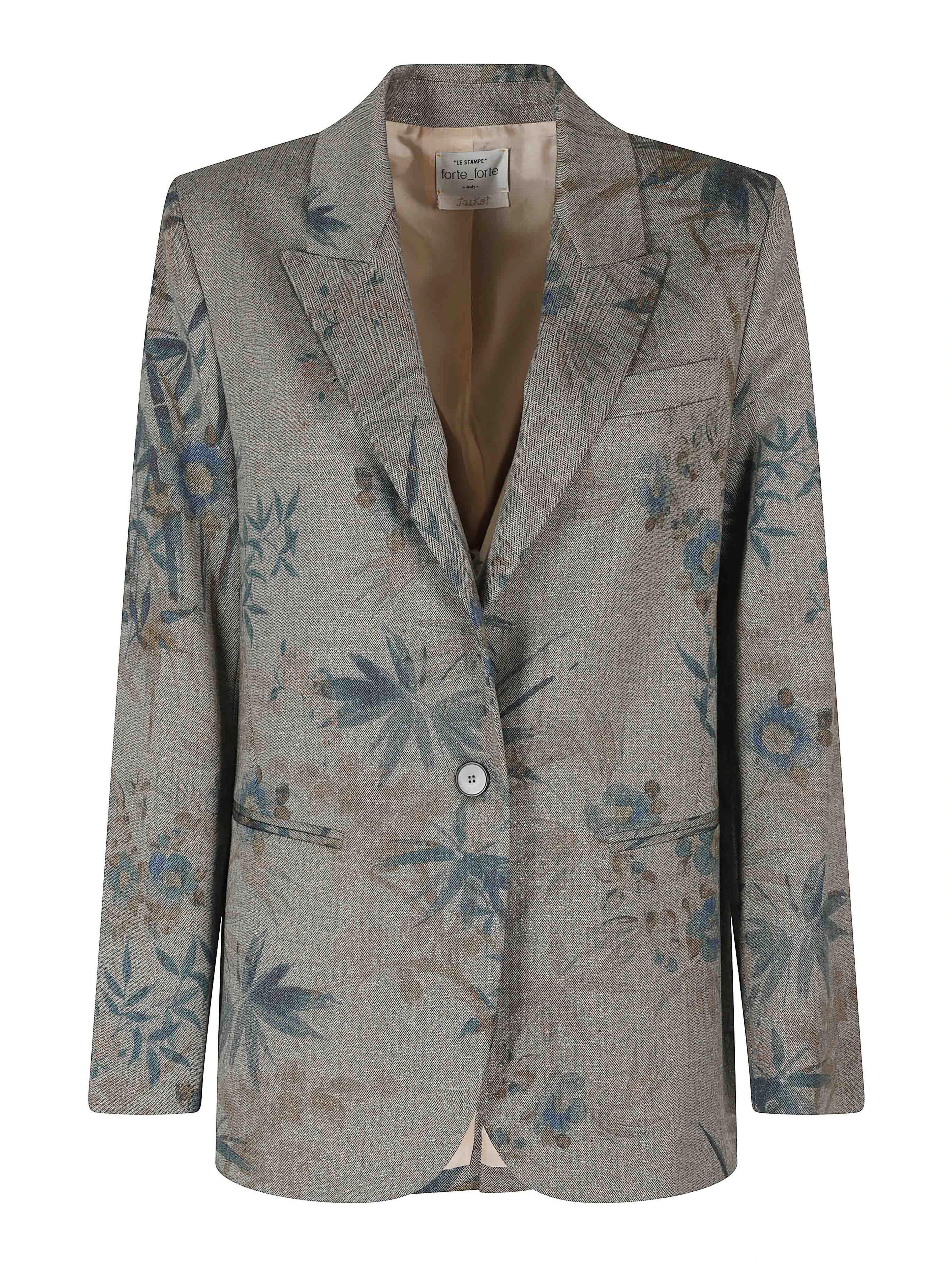 LE BAMBOU SECRET PRINT CHEVRON BLAZER