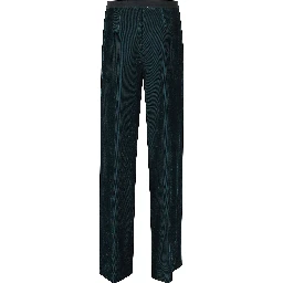 FLUID RIBBED VELVET HIGH WAIST PANTS