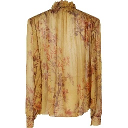LE BAMBOU SECRET PRINT CREPONNE SHIRT