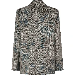 LE BAMBOU SECRET PRINT CHEVRON BLAZER